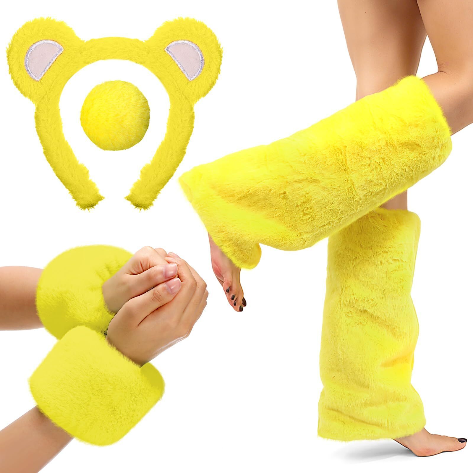 5242 Halloween Bear Costume Accessoriess Set Bear Ears Headband